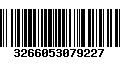 Código de Barras 3266053079227