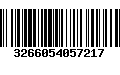 Código de Barras 3266054057217