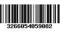 Código de Barras 3266054059082