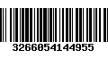 Código de Barras 3266054144955