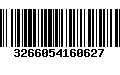 Código de Barras 3266054160627