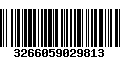 Código de Barras 3266059029813