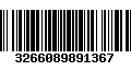 Código de Barras 3266089891367