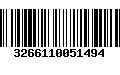 Código de Barras 3266110051494