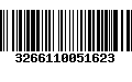 Código de Barras 3266110051623