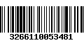 Código de Barras 3266110053481