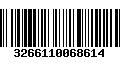 Código de Barras 3266110068614