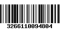 Código de Barras 3266110094804