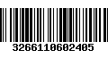 Código de Barras 3266110602405