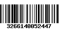 Código de Barras 3266140052447