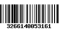 Código de Barras 3266140053161