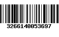 Código de Barras 3266140053697