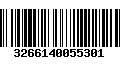 Código de Barras 3266140055301