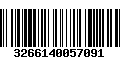 Código de Barras 3266140057091