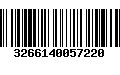 Código de Barras 3266140057220