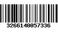 Código de Barras 3266140057336