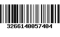 Código de Barras 3266140057404