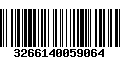 Código de Barras 3266140059064