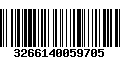 Código de Barras 3266140059705