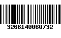 Código de Barras 3266140060732