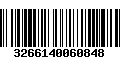 Código de Barras 3266140060848