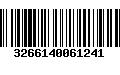 Código de Barras 3266140061241