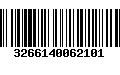 Código de Barras 3266140062101