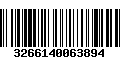 Código de Barras 3266140063894