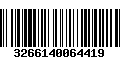 Código de Barras 3266140064419