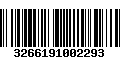 Código de Barras 3266191002293