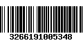 Código de Barras 3266191005348