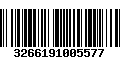 Código de Barras 3266191005577