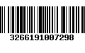 Código de Barras 3266191007298