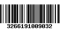 Código de Barras 3266191009032