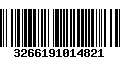 Código de Barras 3266191014821