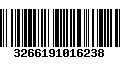 Código de Barras 3266191016238