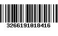 Código de Barras 3266191018416