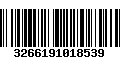 Código de Barras 3266191018539