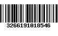 Código de Barras 3266191018546