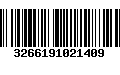 Código de Barras 3266191021409