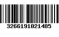 Código de Barras 3266191021485