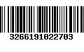 Código de Barras 3266191022703