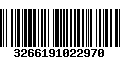 Código de Barras 3266191022970