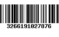 Código de Barras 3266191027876