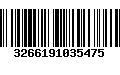 Código de Barras 3266191035475