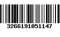 Código de Barras 3266191051147