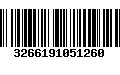 Código de Barras 3266191051260