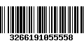 Código de Barras 3266191055558