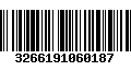 Código de Barras 3266191060187