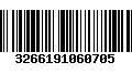 Código de Barras 3266191060705